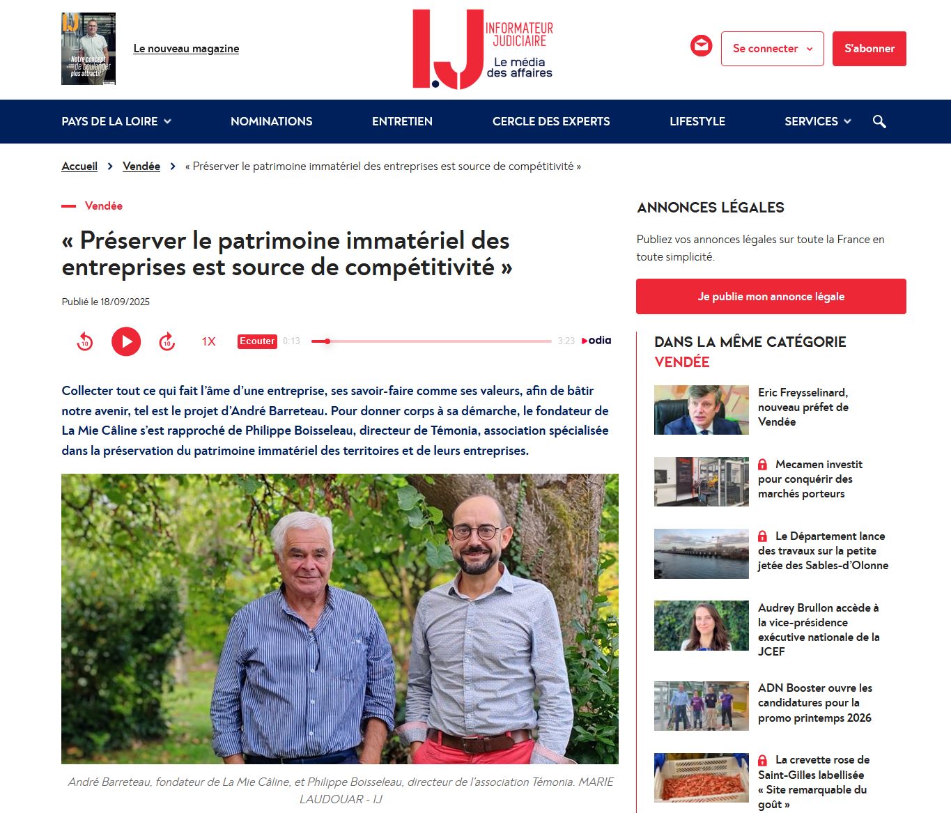 Article Informateur judiciaire